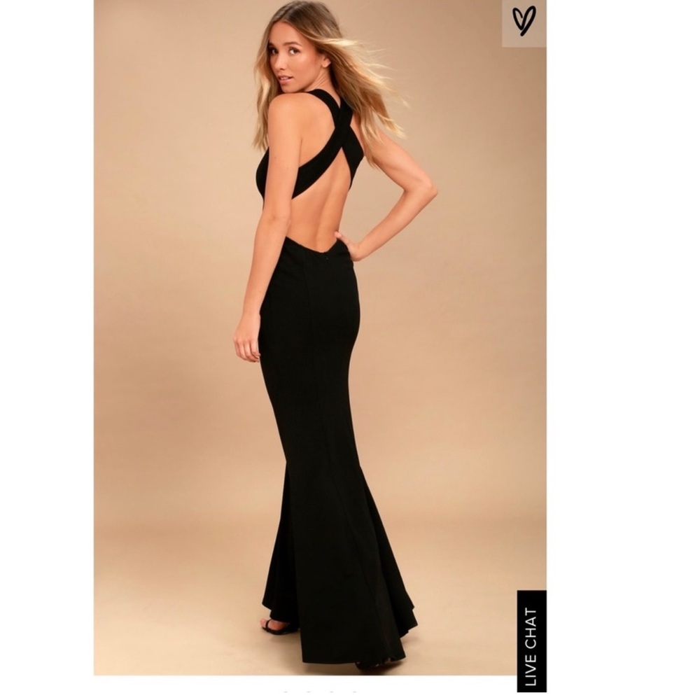 Elegant Black Evening Gown
